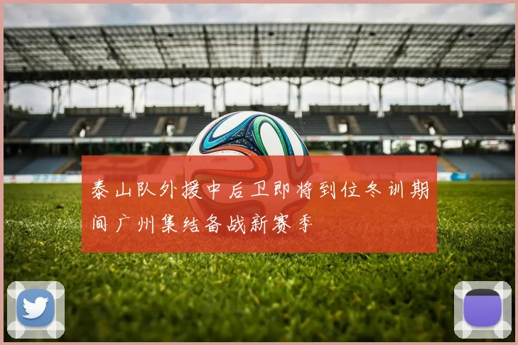 泰山队外援中后卫即将到位冬训期间广州集结备战新赛季